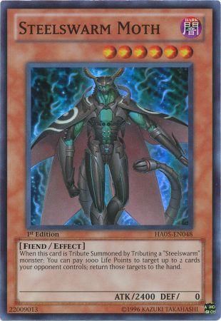 Steelswarm Moth [HA05-EN048] Super Rare | Galactic Gamez