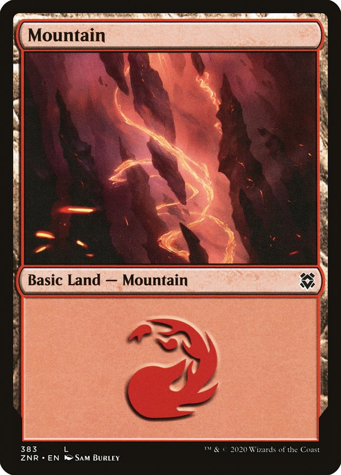 Mountain (383) [Zendikar Rising] | Galactic Gamez