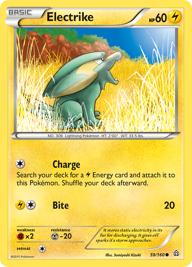 Electrike (59/160) [XY: Primal Clash] | Galactic Gamez