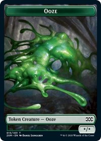 Ooze // Tuktuk the Returned Double-sided Token [Double Masters Tokens] | Galactic Gamez