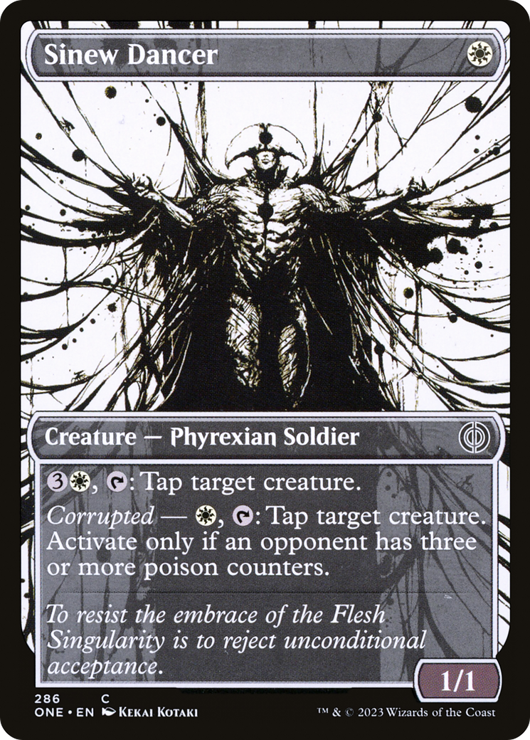 Sinew Dancer (Showcase Ichor) [Phyrexia: All Will Be One] | Galactic Gamez