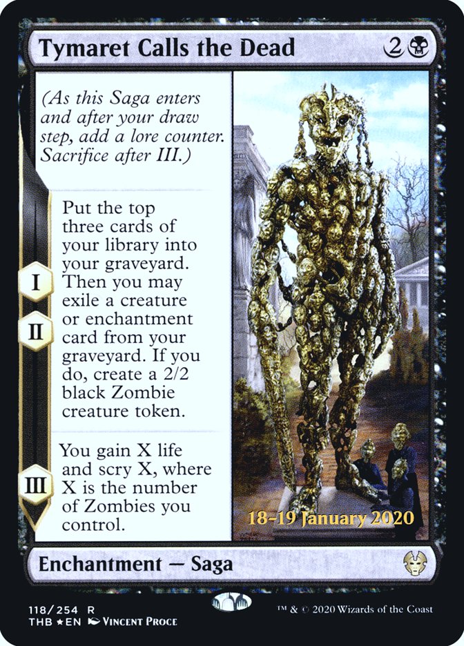 Tymaret Calls the Dead [Theros Beyond Death Prerelease Promos] | Galactic Gamez