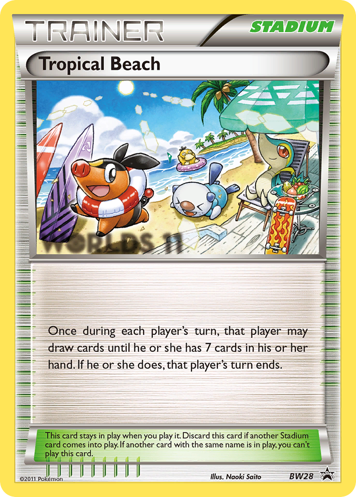 Tropical Beach (BW28) [Black & White: Black Star Promos] | Galactic Gamez