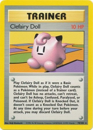 Clefairy Doll (70/102) [Base Set Unlimited] | Galactic Gamez