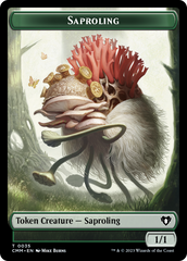 Saproling // Satyr Double-Sided Token [Commander Masters Tokens] | Galactic Gamez