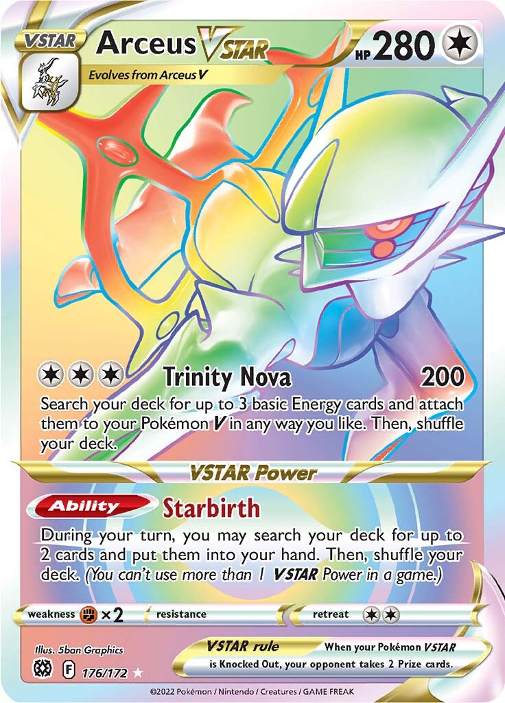 Arceus VSTAR (176/172) [Sword & Shield: Brilliant Stars] | Galactic Gamez