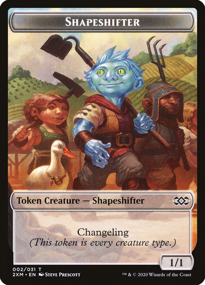 Shapeshifter Token [Double Masters] | Galactic Gamez