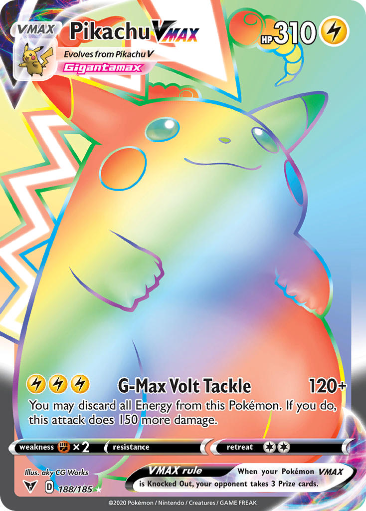 Pikachu VMAX (188/185) [Sword & Shield: Vivid Voltage] | Galactic Gamez