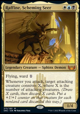 Raffine, Scheming Seer (Promo Pack) [Streets of New Capenna Promos] | Galactic Gamez