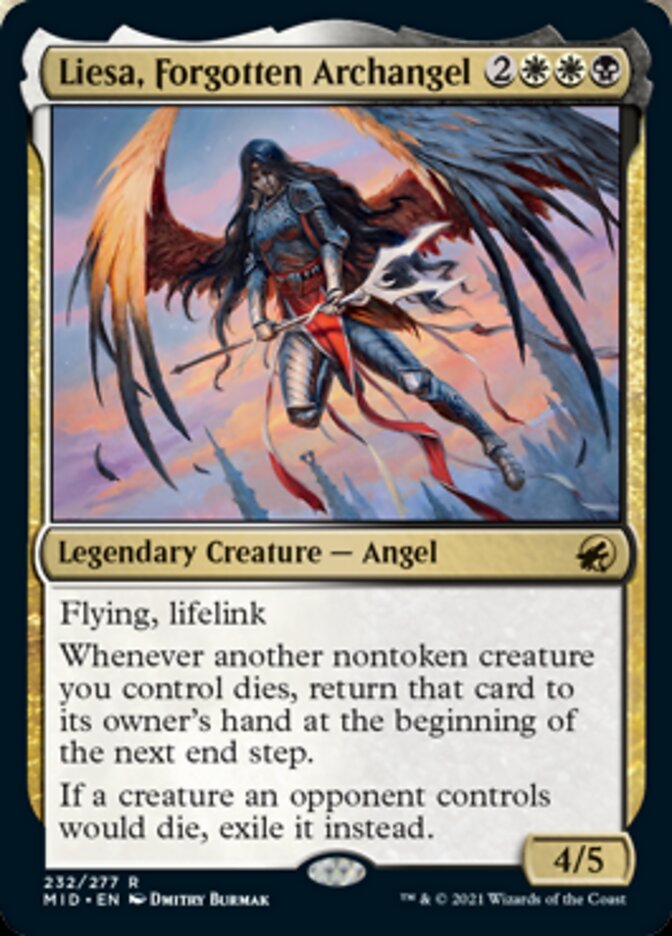 Liesa, Forgotten Archangel [Innistrad: Midnight Hunt] | Galactic Gamez