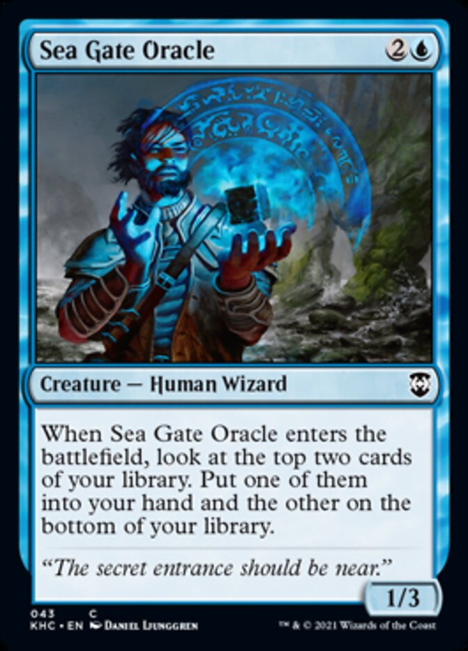 Sea Gate Oracle [Kaldheim Commander] | Galactic Gamez