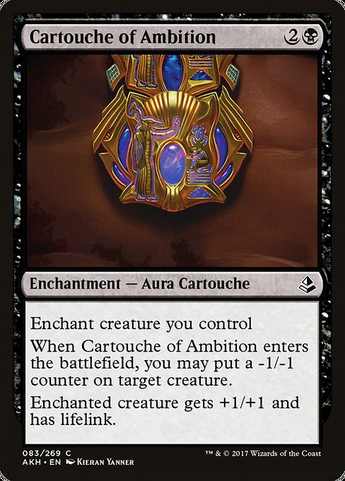 Cartouche of Ambition [Amonkhet] | Galactic Gamez