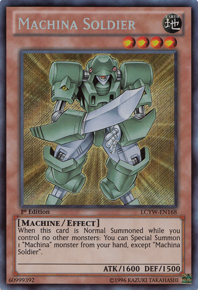 Machina Soldier [LCYW-EN168] Secret Rare | Galactic Gamez