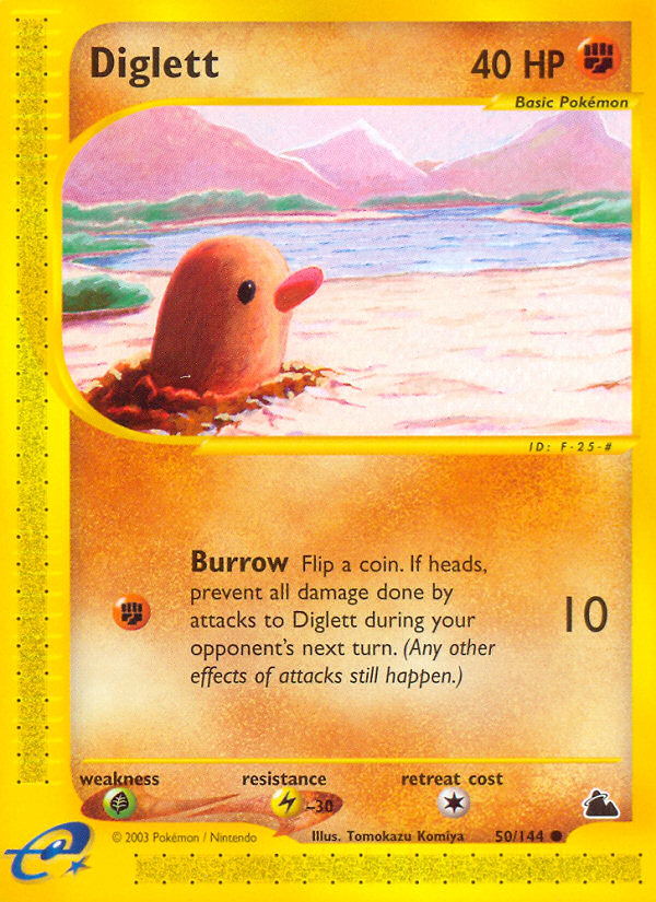 Diglett (50/144) [Skyridge] | Galactic Gamez