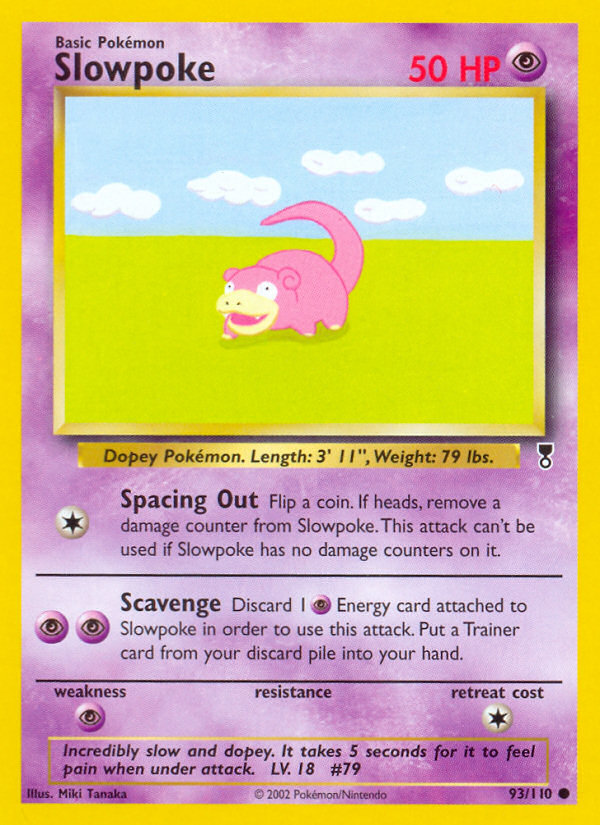 Slowpoke (93/110) [Legendary Collection] | Galactic Gamez