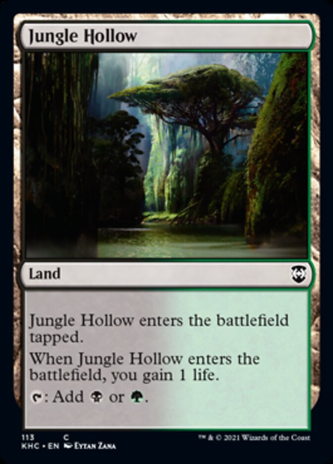 Jungle Hollow [Kaldheim Commander] | Galactic Gamez