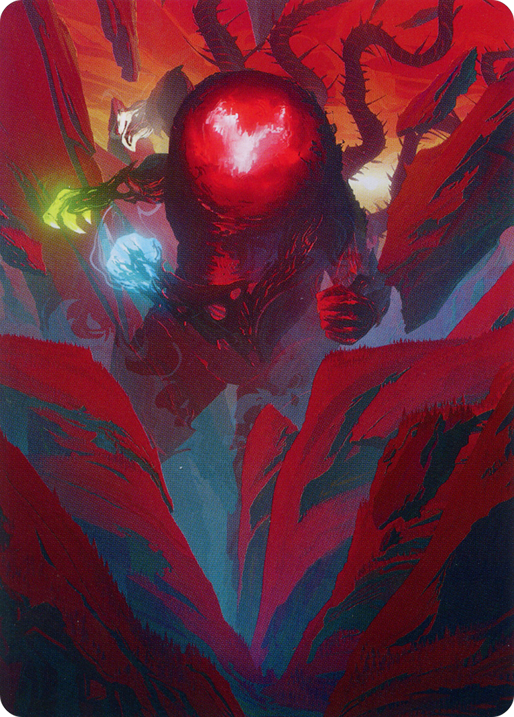Omnath, Locus of All Art Card (62) [March of the Machine Art Series] | Galactic Gamez