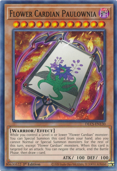 Flower Cardian Paulownia [DLCS-EN130] Common | Galactic Gamez