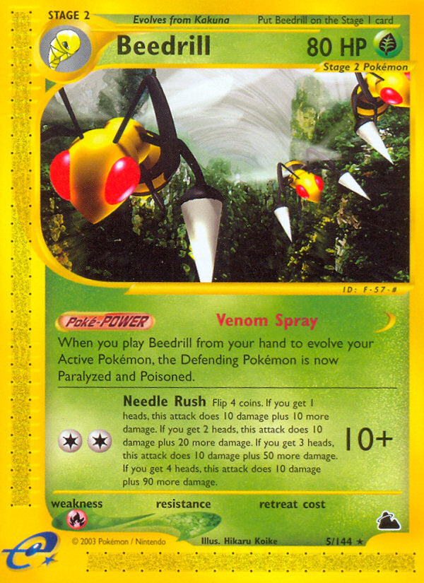 Beedrill (5/144) [Skyridge] | Galactic Gamez