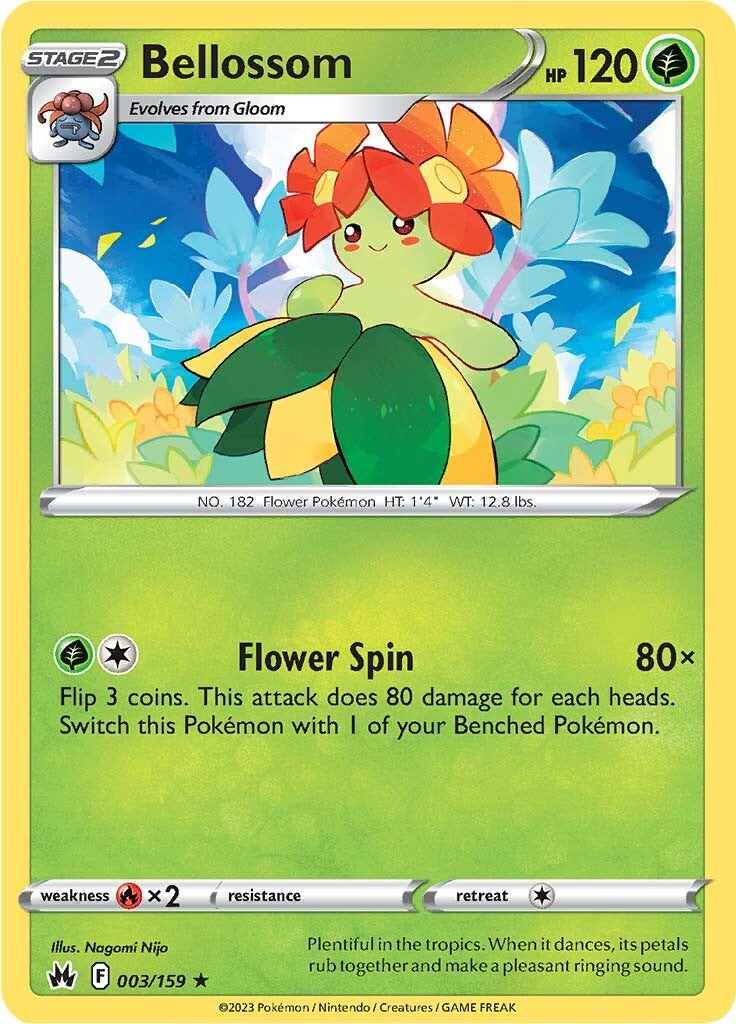 Bellossom (003/159) [Sword & Shield: Crown Zenith] | Galactic Gamez