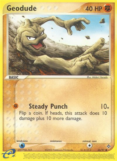 Geodude (56/97) [EX: Dragon] | Galactic Gamez