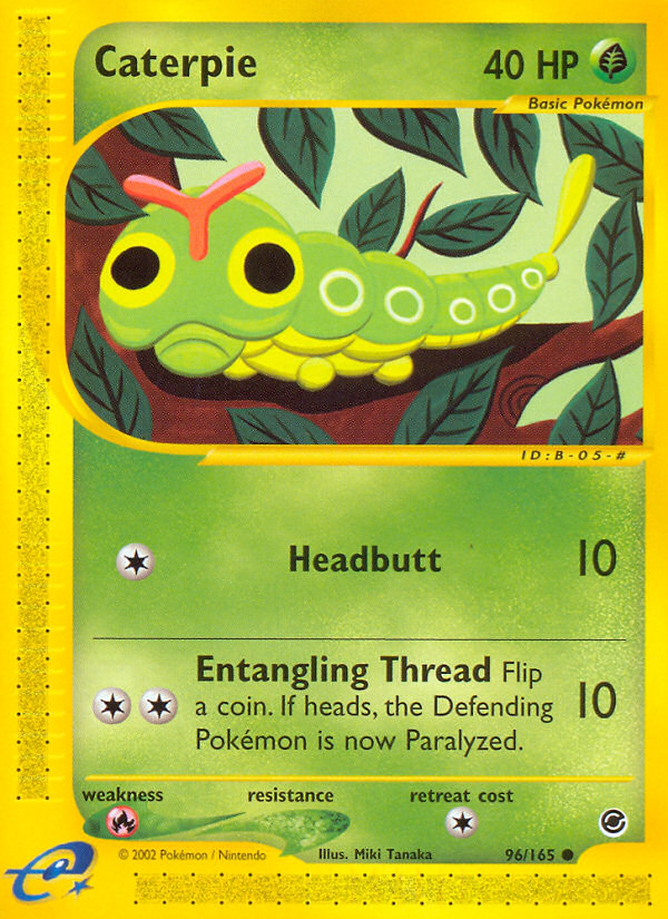 Caterpie (96/165) [Expedition: Base Set] | Galactic Gamez