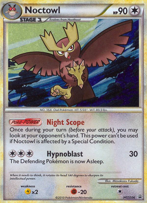 Noctowl (HGSS06) [HeartGold & SoulSilver: Black Star Promos] | Galactic Gamez