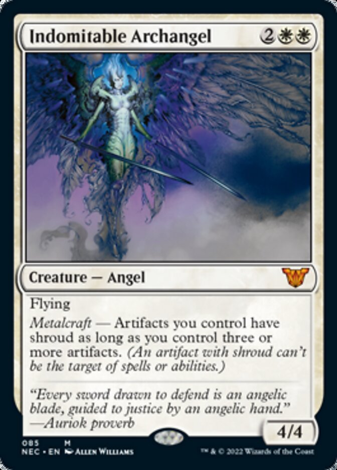 Indomitable Archangel [Kamigawa: Neon Dynasty Commander] | Galactic Gamez