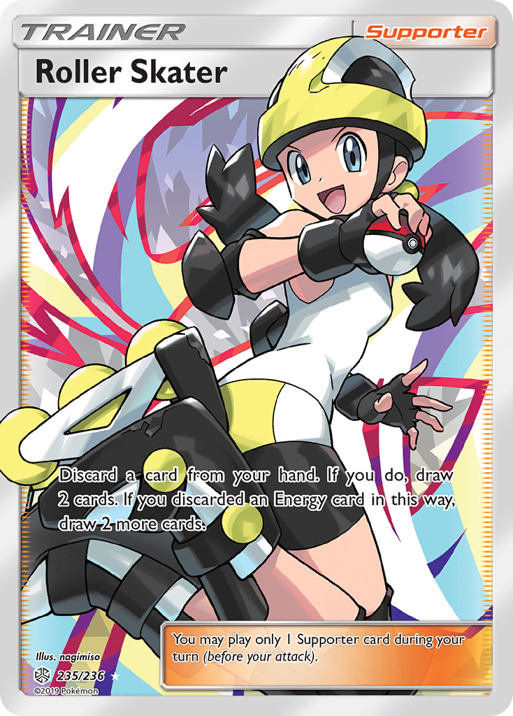 Roller Skater (235/236) [Sun & Moon: Cosmic Eclipse] | Galactic Gamez