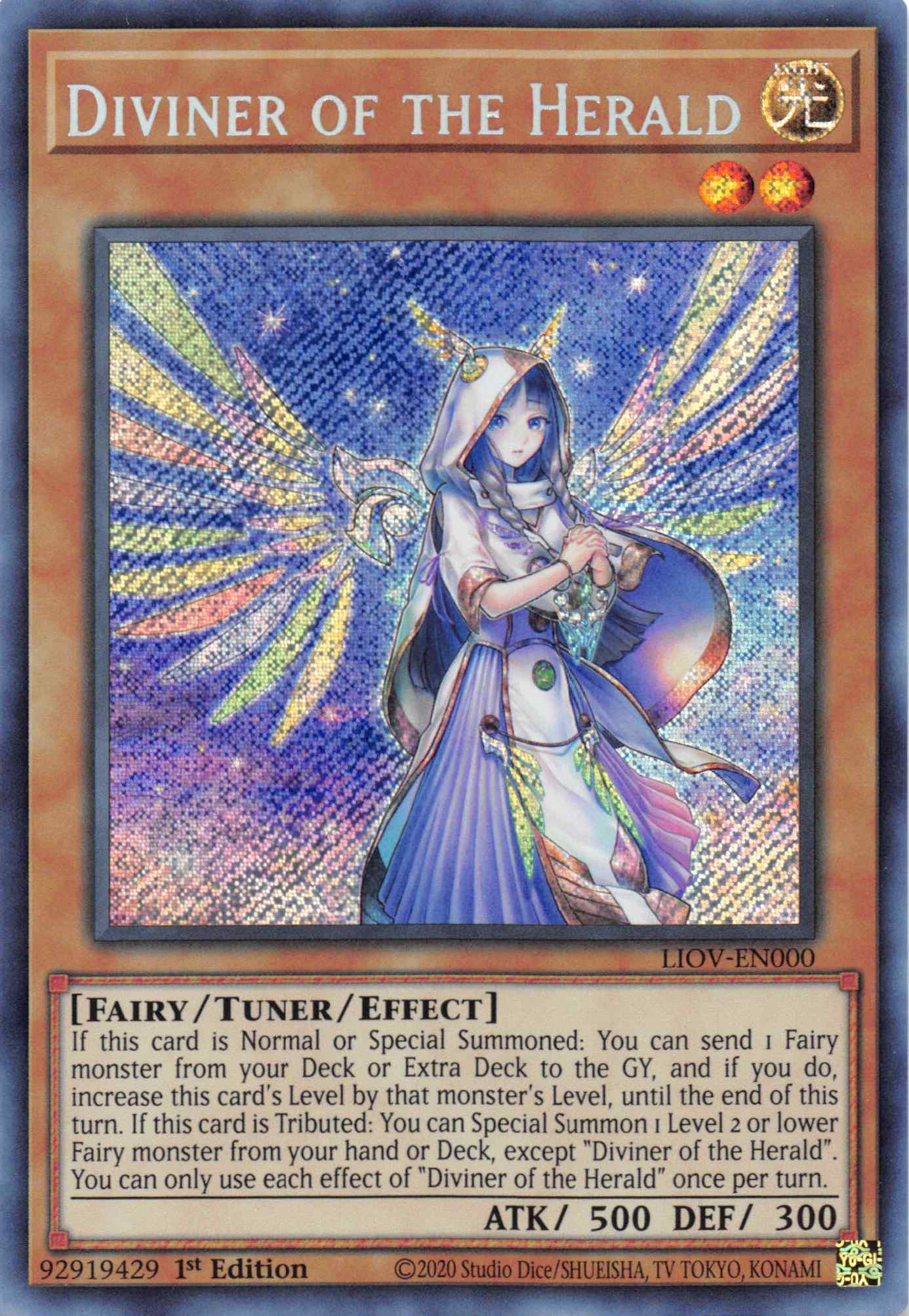 Diviner of the Herald [LIOV-EN000] Secret Rare | Galactic Gamez