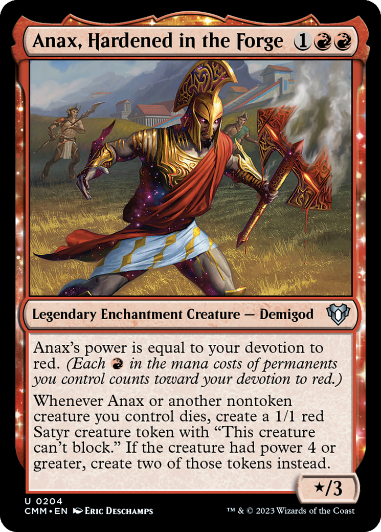 Anax, Hardened in the Forge [Commander Masters] | Galactic Gamez