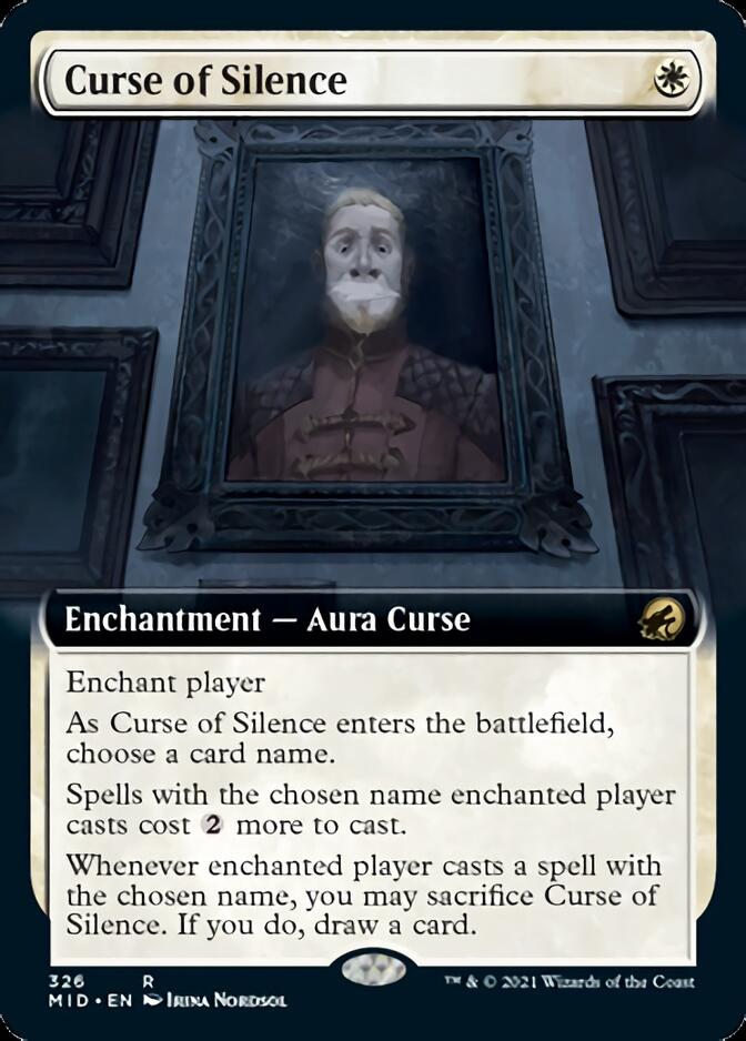 Curse of Silence (Extended) [Innistrad: Midnight Hunt] | Galactic Gamez