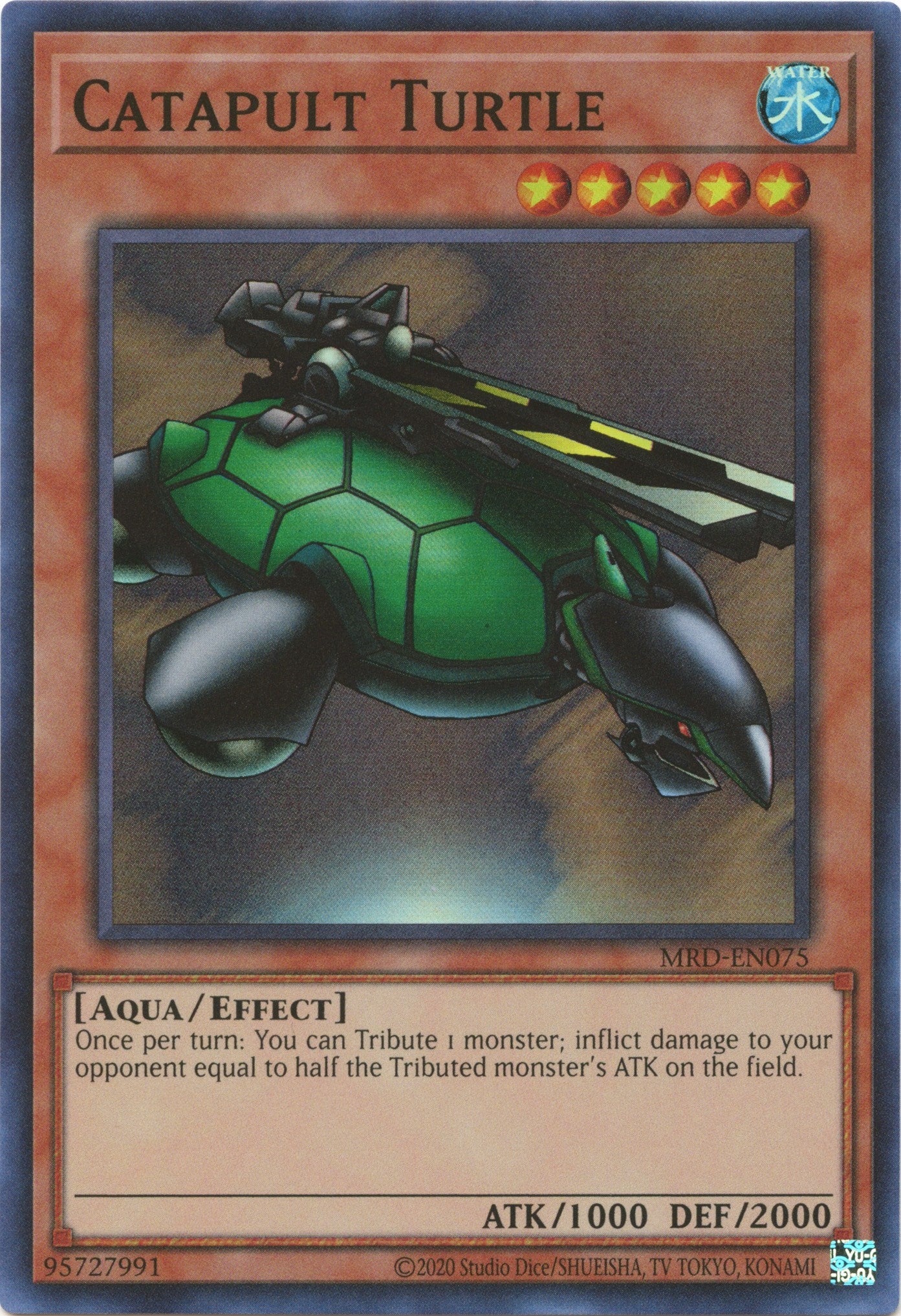 Catapult Turtle (25th Anniversary) [MRD-EN075] Super Rare | Galactic Gamez