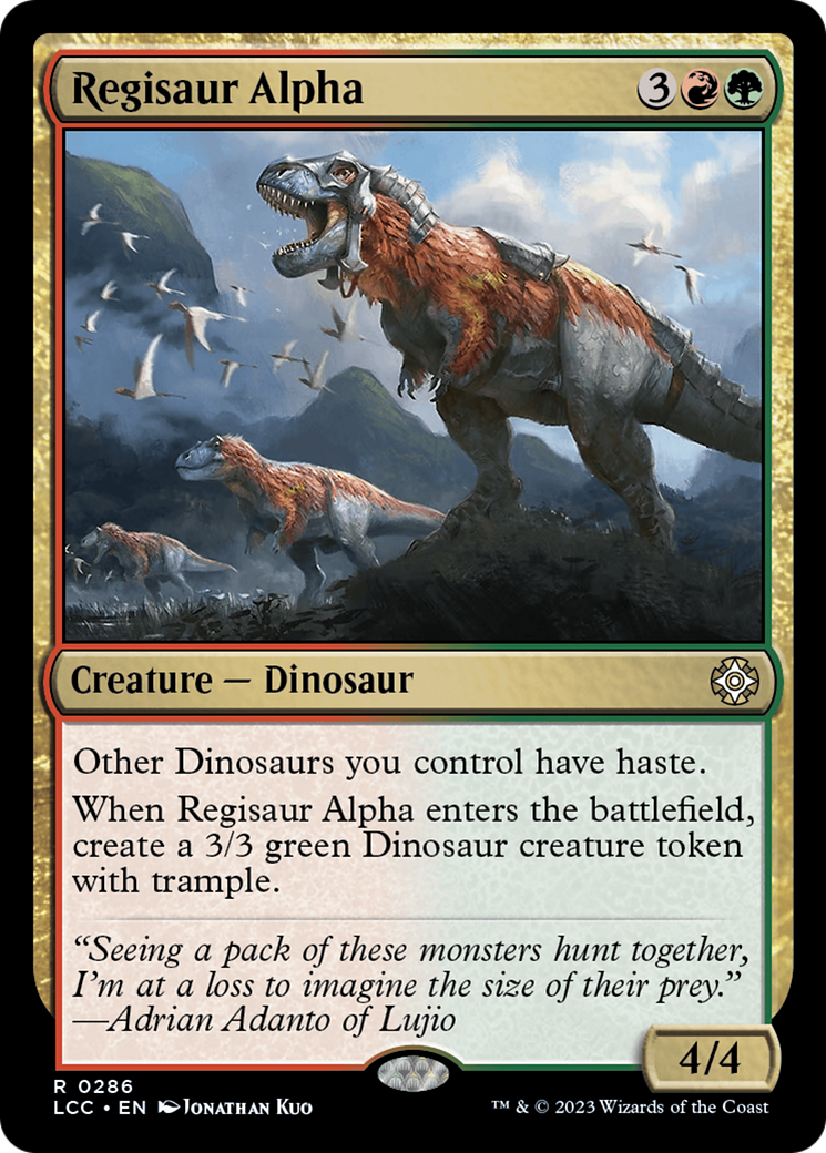 Regisaur Alpha [The Lost Caverns of Ixalan Commander] | Galactic Gamez