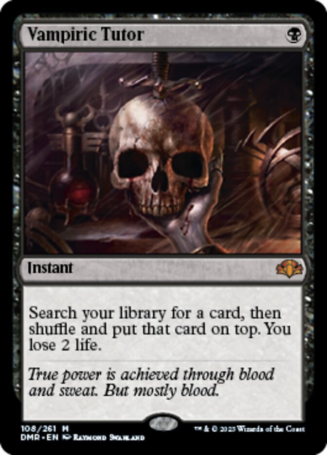 Vampiric Tutor [Dominaria Remastered] | Galactic Gamez