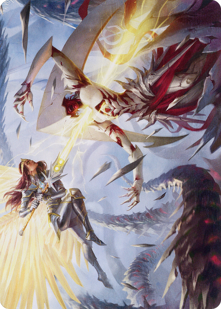 Elspeth's Smite Art Card [March of the Machine Art Series] | Galactic Gamez