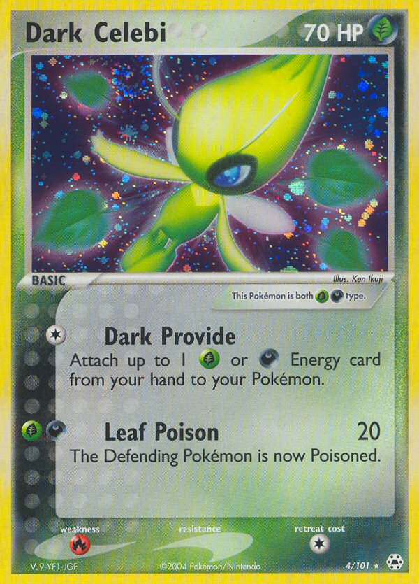 Dark Celebi (4/101) [EX: Hidden Legends] | Galactic Gamez