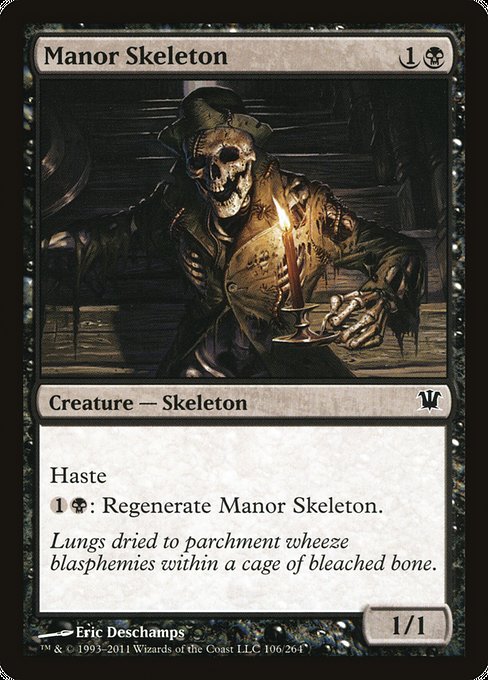 Manor Skeleton [Innistrad] | Galactic Gamez