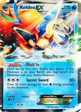 Keldeo EX (49/149) (Jumbo Card) [Black & White: Boundaries Crossed] | Galactic Gamez