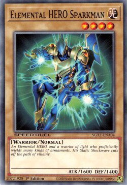 Elemental HERO Sparkman [SGX1-ENA04] Common | Galactic Gamez