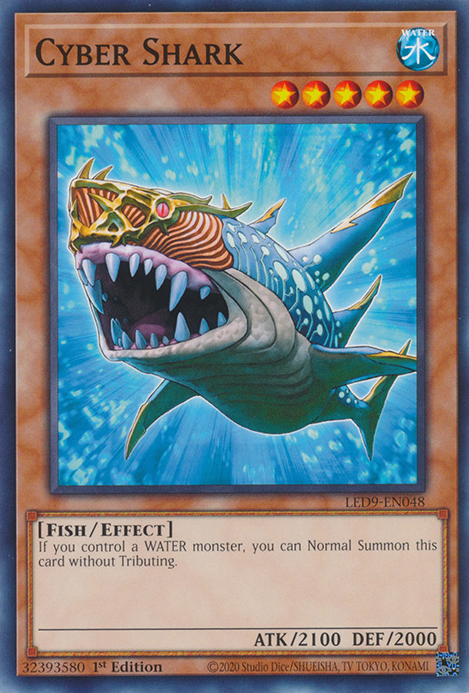 Cyber Shark [LED9-EN048] Common | Galactic Gamez