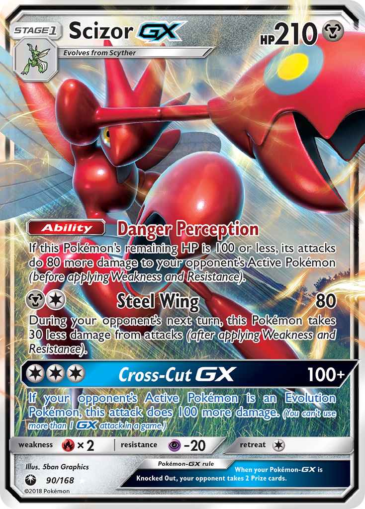 Scizor GX (90/168) [Sun & Moon: Celestial Storm] | Galactic Gamez