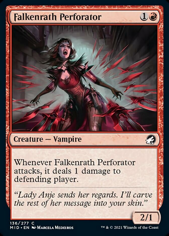 Falkenrath Perforator [Innistrad: Midnight Hunt] | Galactic Gamez