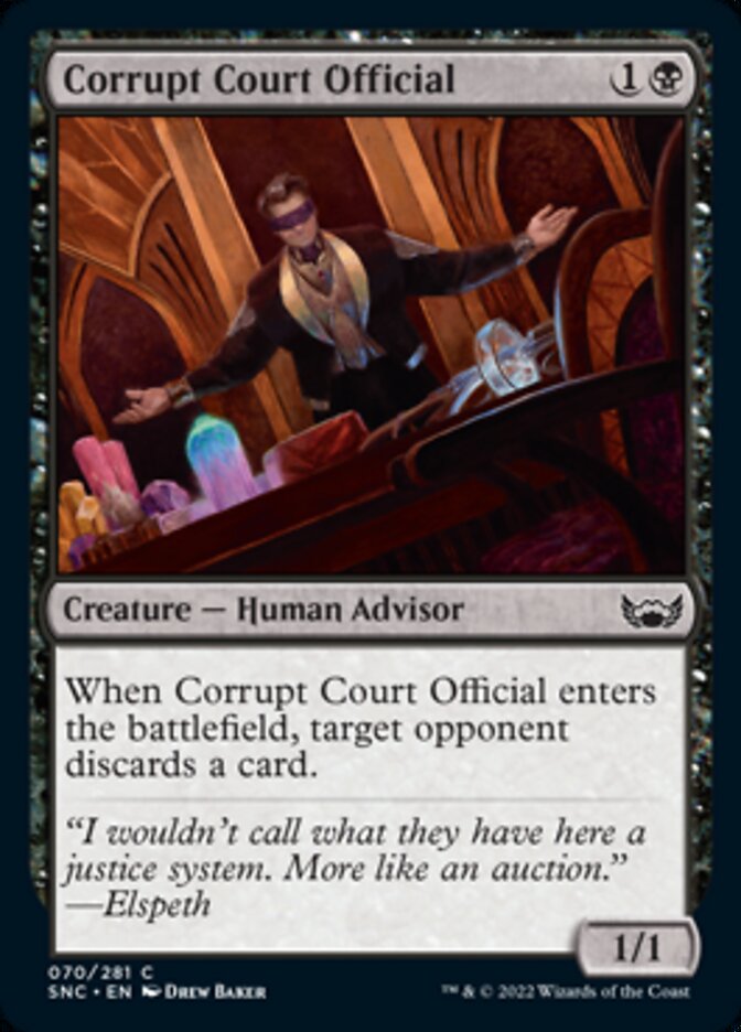 Corrupt Court Official [Streets of New Capenna] | Galactic Gamez