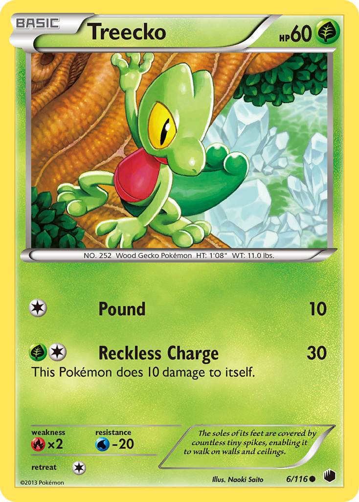 Treecko (6/116) [Black & White: Plasma Freeze] | Galactic Gamez