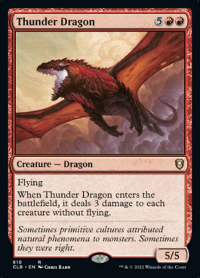Thunder Dragon [Commander Legends: Battle for Baldur's Gate] | Galactic Gamez
