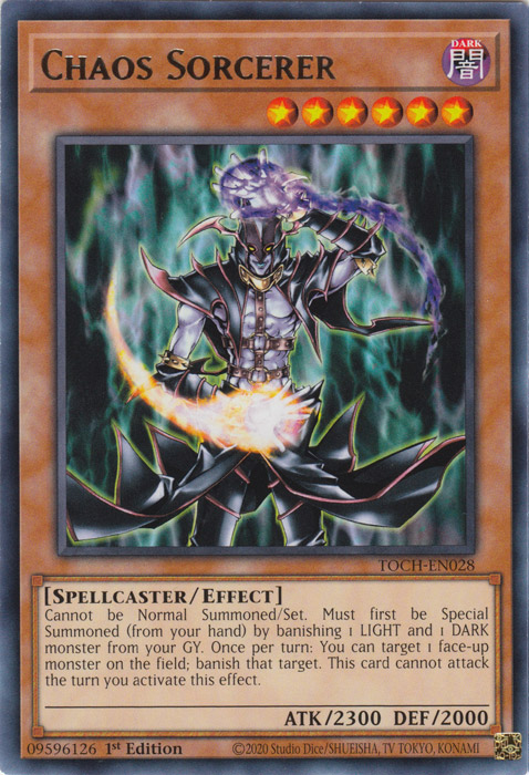 Chaos Sorcerer [TOCH-EN028] Rare | Galactic Gamez