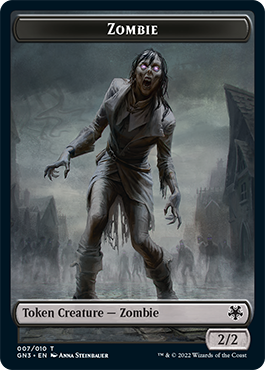 Zombie // Angel Double-Sided Token [Game Night: Free-for-All Tokens] | Galactic Gamez