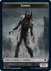 Zombie // Treasure Double-Sided Token [Game Night: Free-for-All Tokens] | Galactic Gamez