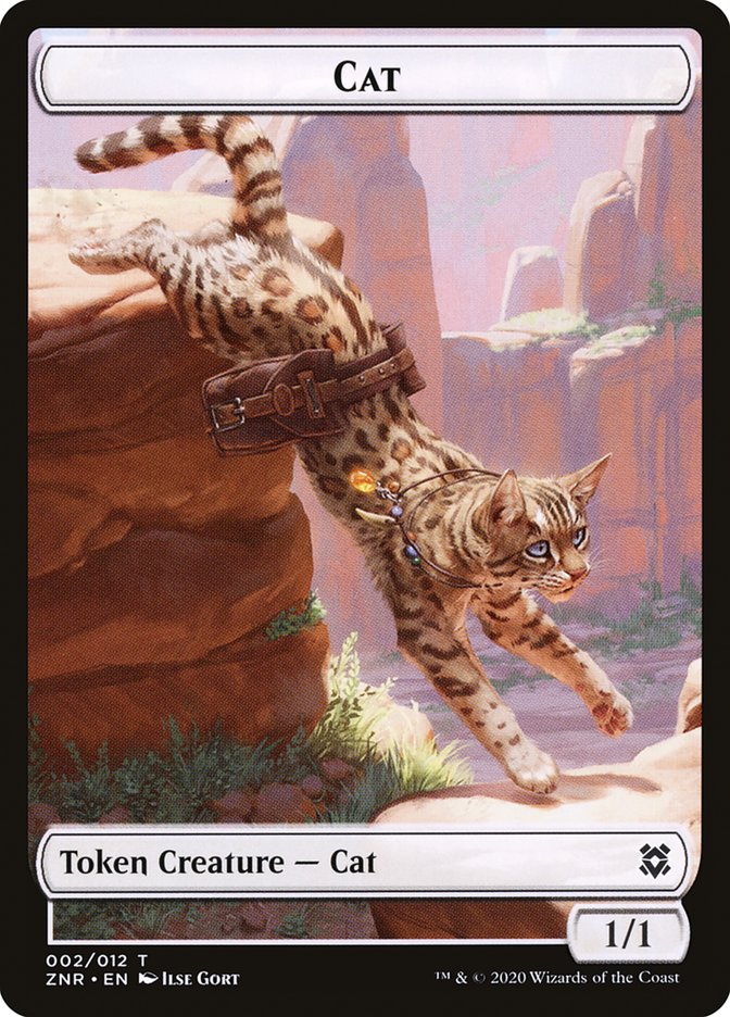 Cat Token [Zendikar Rising] | Galactic Gamez